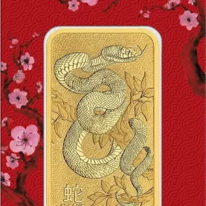 Jetzt Kaufen 31,1 Gramm Goldbarren Perth Mint - Lunar Schlange