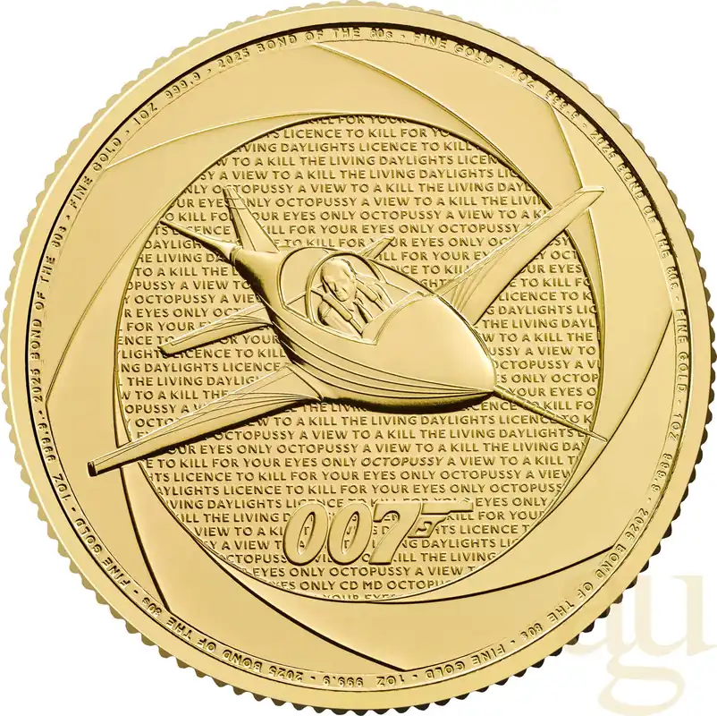 Mengenrabatt 1 Unze Goldmünze Six Decades of 007 - Bond of the 80s - 2025
