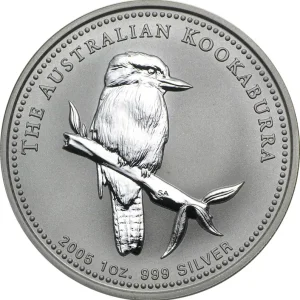 1 Unze Silbermünze Australien Kookaburra 2005 Bestseller