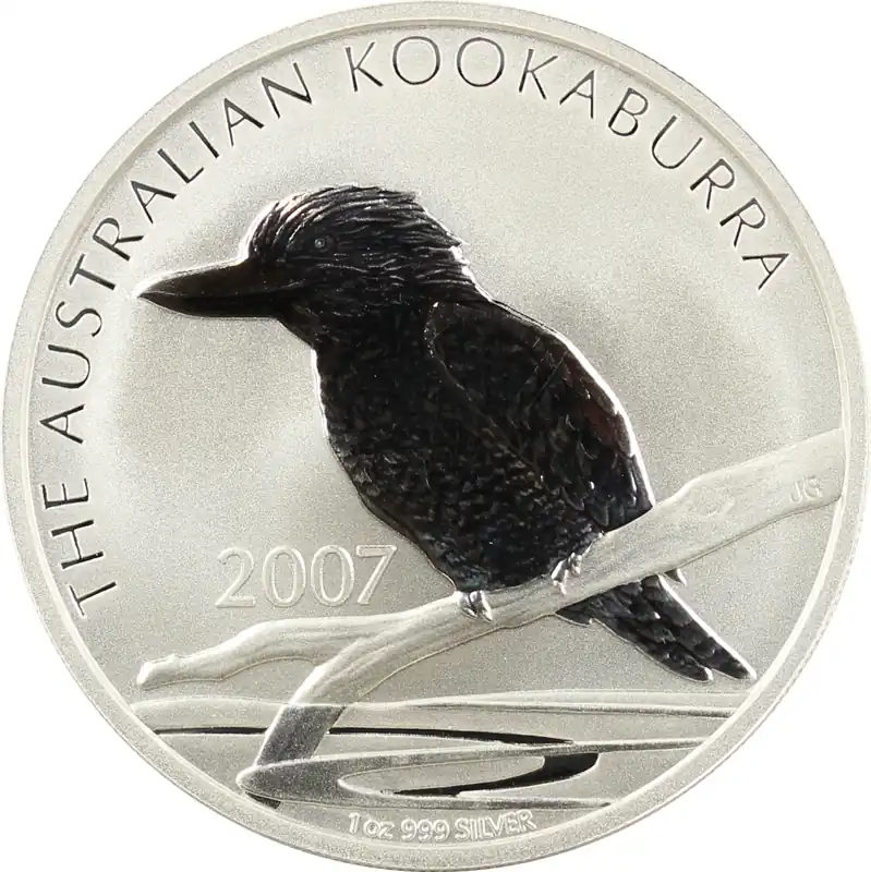 10 Unzen Silbermünze Australien Kookaburra 2007 Kostenloser Versand
