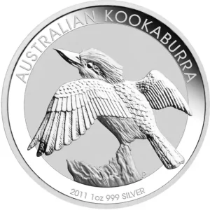 Neuheit 1 Unze Silbermünze Australien Kookaburra 2011