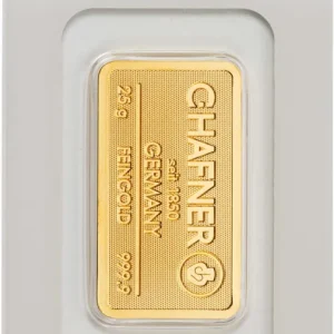 Versand Am Gleichen Tag 25 Gramm Goldbarren C. Hafner