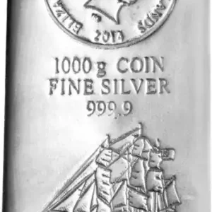 1 Kilogramm Silber Cook Islands Münzbarren gegossen Versand Am Gleichen Tag