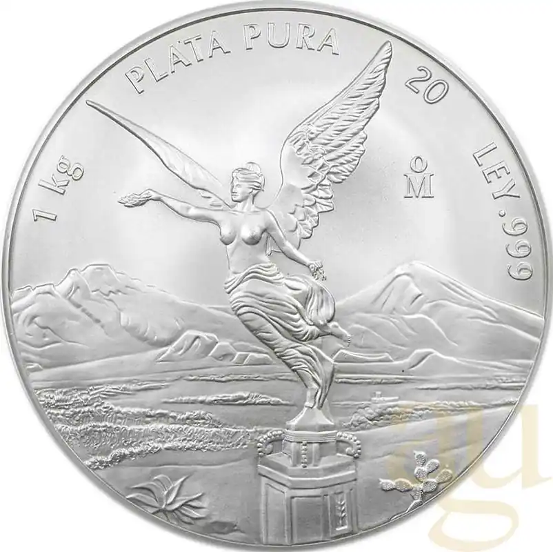 1 Kilogramm Silbermünze Mexiko Libertad 2009 Nur Heute