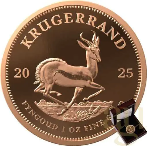 Top-Angebot 1 Unze Goldmünze Krügerrand 2025 - polierte Platte