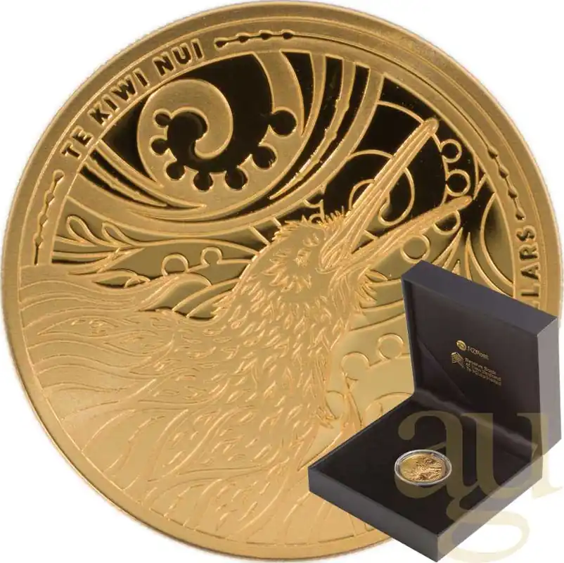 Solange Der Vorrat Reicht 1/4 Unze Goldmünze Neuseeland Kiwi 2026 - polierte Platte