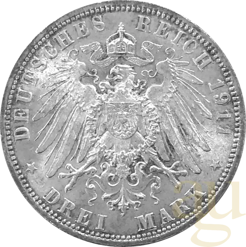 3 Mark Silbermünze Kaiserreich verschiedene Must-Have