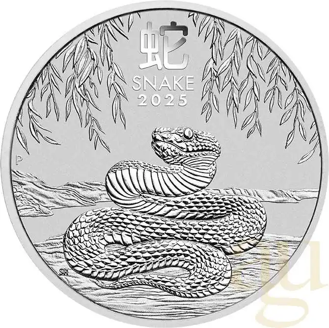 Top-Seller 1 Kilogramm Silbermünze Australien Lunar III Schlange 2025