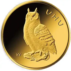 20 Euro Goldmünze Heimische Vögel - Uhu 2018 (J) Geld-Zurück-Garantie