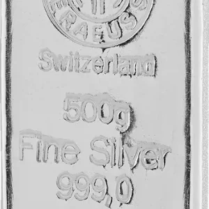 Wochenendangebot 500 Gramm Silberbarren Argor Heraeus