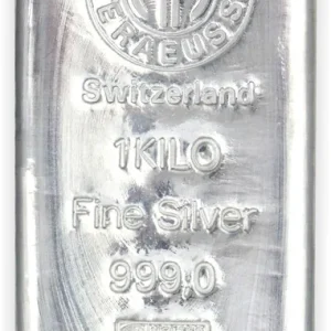 Kracherpreis 1 Kilogramm Silberbarren Argor Heraeus