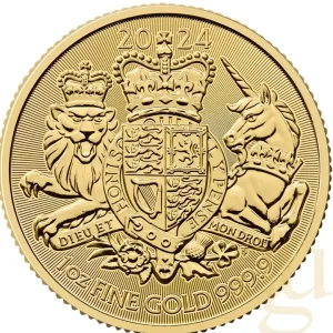 Mengenrabatt 1 Unze Goldmünze Großbritannien Royal Arms 2024