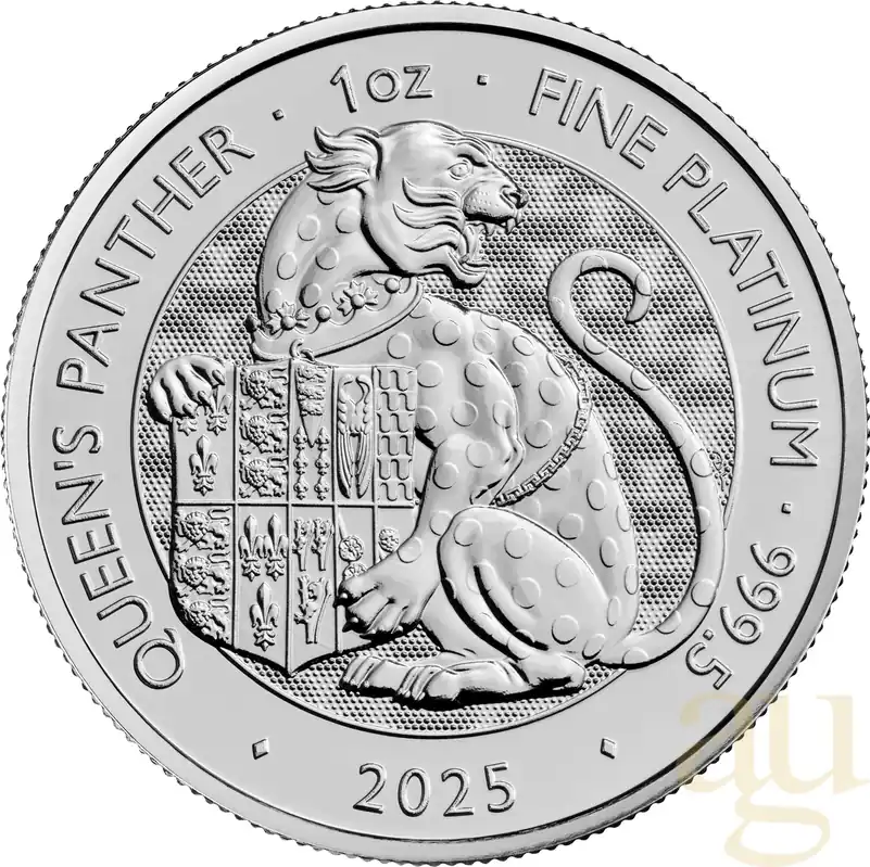 1 Unze Platinmünze Tudor Beasts Queen´s Panther 2025 Finale Aktion