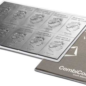 Nur Heute 10 x 10g Silber Tafelbarren - Cook Islands CombiCoin