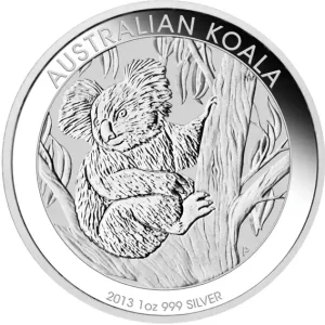 Hochwertig 1 Unze Silbermünze Australien Koala 2013