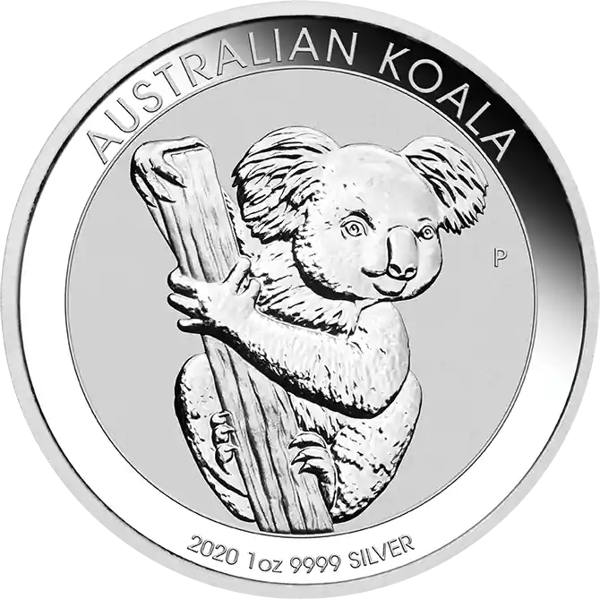 Neue Ware 1 Unze Silbermünze Australien Koala 2020