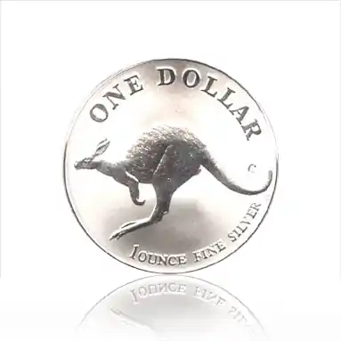 Geprüft 1 Unze Silbermünze Australien Känguru 1998 (RAM)