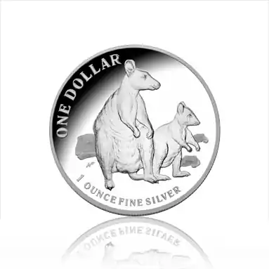 Markenware 1 Unze Silbermünze Australien Känguru 2011 (RAM)