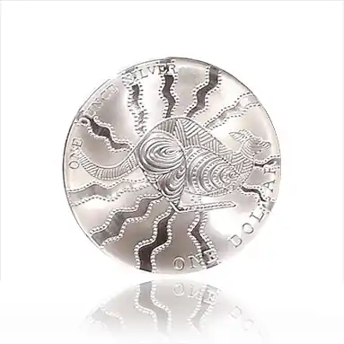 Exklusiv 1 Unze Silbermünze Australien Känguru 2002 (RAM)