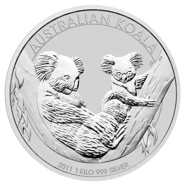 1 Kilogramm Silbermünze Australien Koala 2011 Wochenendangebot