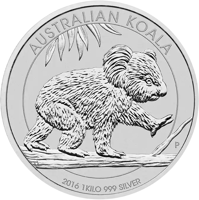 Ausverkauf 1 Kilogramm Silbermünze Australien Koala 2016