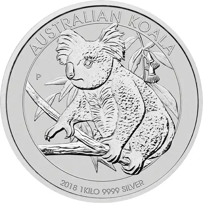 Sonderangebot 1 Kilogramm Silbermünze Australien Koala 2018