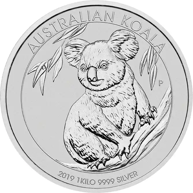 Geld-Zurück-Garantie 1 Kilogramm Silbermünze Australien Koala 2019