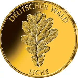 Hochwertig 20 Euro Goldmünze Deutscher Wald - Eiche 2010 (D)