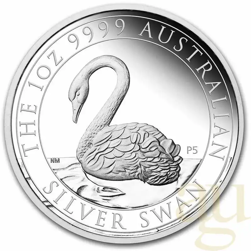 1 Unze Silbermünze Australien Schwan 2021 - polierte Platte Preis Gesenkt