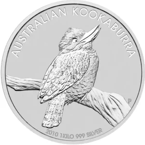 1 Kilogramm Silbermünze Australien Kookaburra 2010 Neue Kollektion