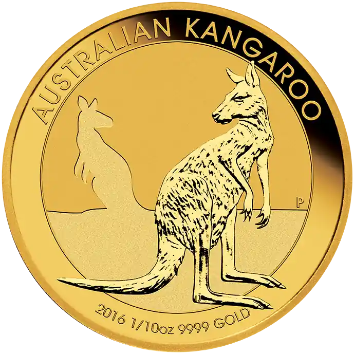 1/10 Unze Goldmünze Australien Känguru 2016 Limited Edition