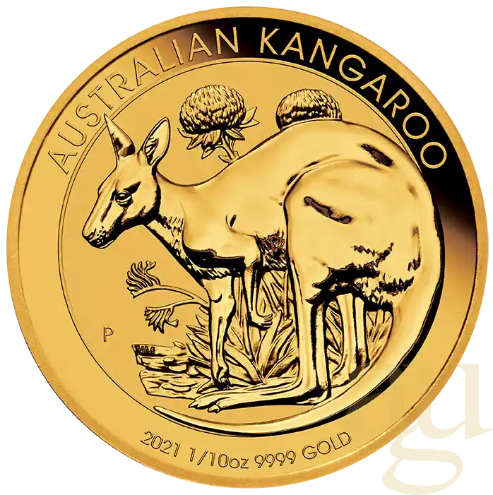1/10 Unze Goldmünze Australien Känguru 2021 Sichere Zahlung