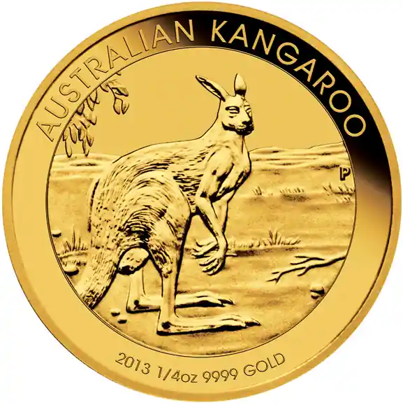 Expressversand 1/4 Unze Goldmünze Australien Känguru 2013