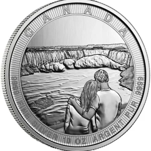 Billig 10 Unzen Silbermünze Kanada Niagara Falls 2017