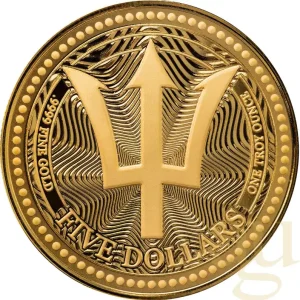 Jetzt Zugreifen 1 Unze Goldmünze Barbados Trident 2025