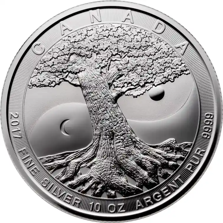 Mega-Angebot 10 Unzen Silbermünze Kanada Tree of Life 2017