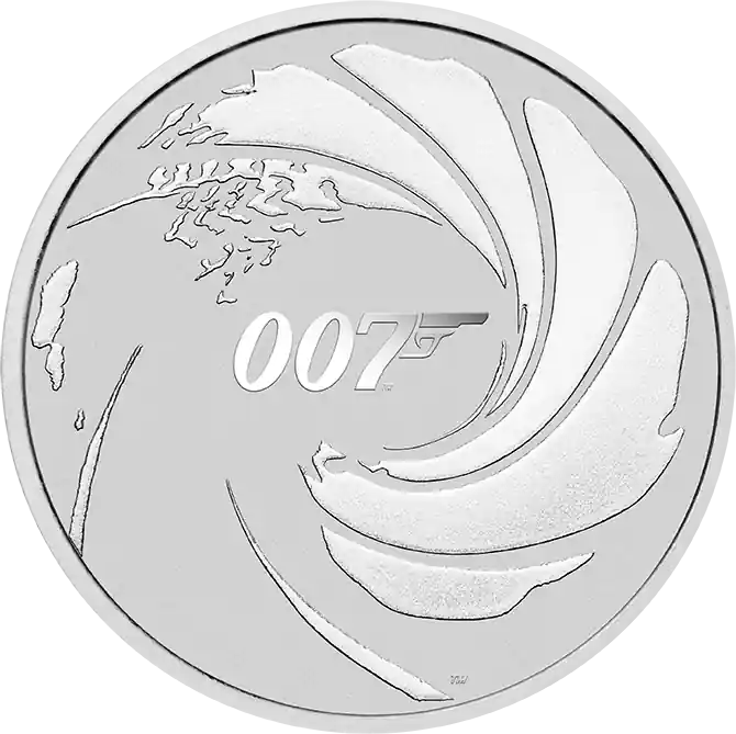 Sonderaktion 1 Unze Silbermünze Tuvalu James Bond 007 - 2020