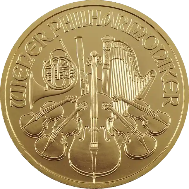 Meistverkauft 1 Unze Goldmünze Wiener Philharmoniker