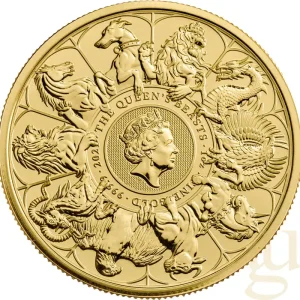 1 Unze Goldmünze Queens Beasts Collection - Completer Coin 2021 Mengenrabatt