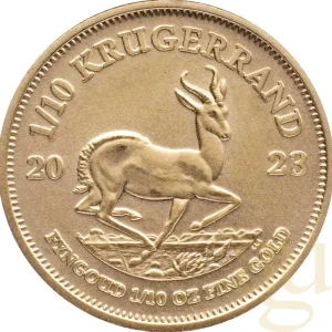 1/10 Unze Goldmünze Krügerrand 2023 Neu Im Sortiment