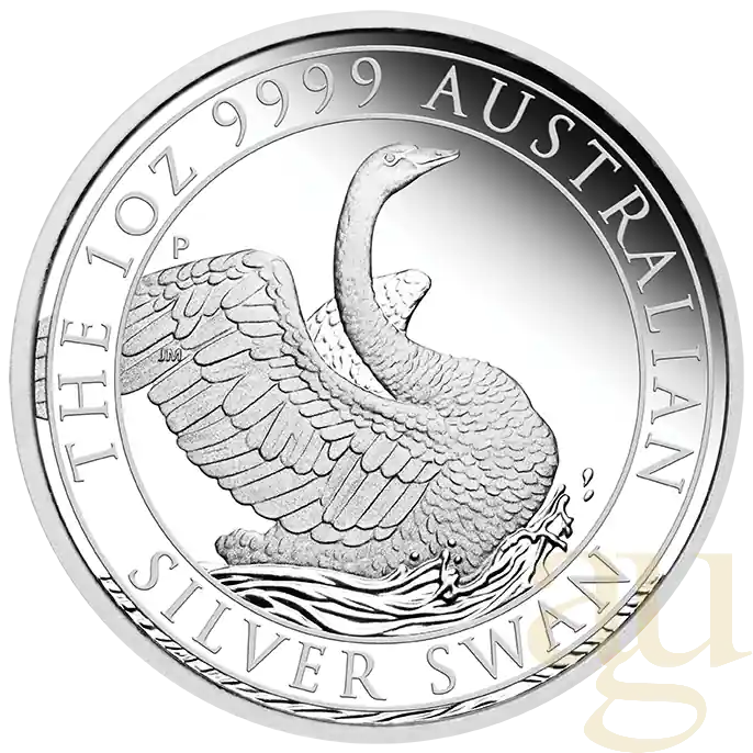 1 Unze Silbermünze Australien Schwan 2020 - polierte Platte Sale