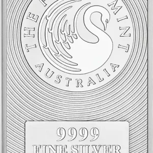 31,1 Gramm Silberbarren Perth Mint Markenprodukt