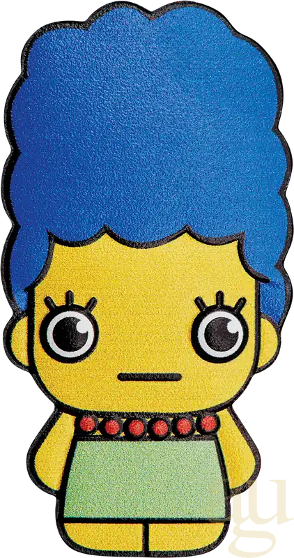 Bestpreis 1 Unze Silbermünze Tuvalu Mini Marge Simpson 2022 coloriert