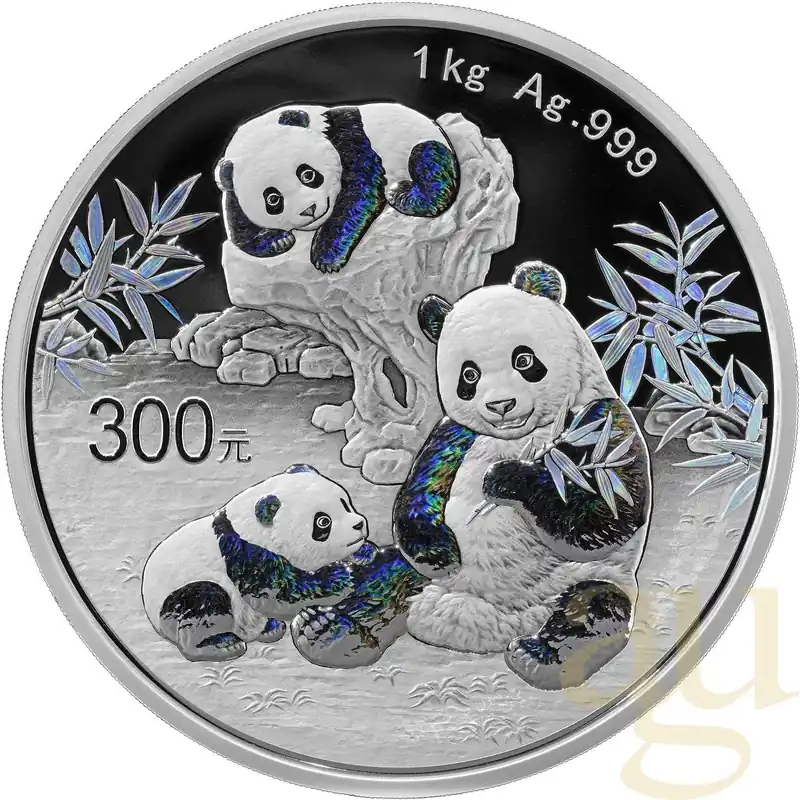 Großhandel 1 Kilogramm Silbermünze China Panda 2025 proof