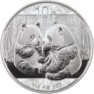 1 Kilogramm Silbermünze China Panda 2009 proof Neuheit