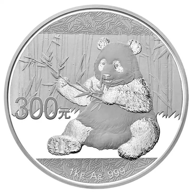 Bestpreis 1 Kilogramm Silbermünze China Panda 2017 proof