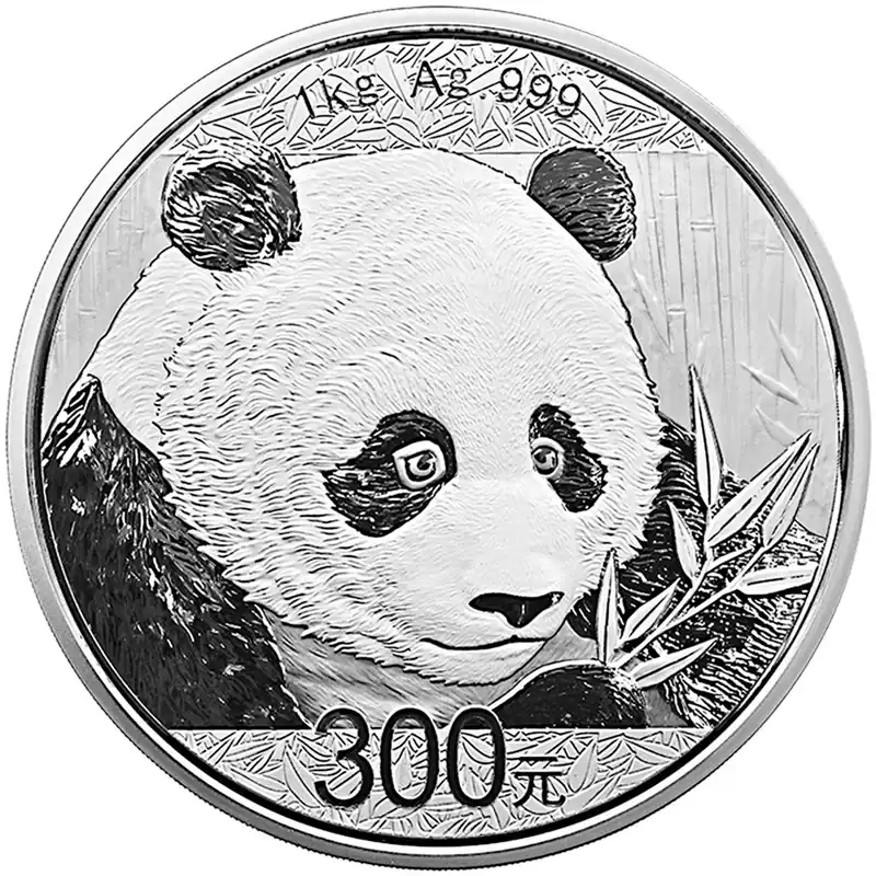 1 Kilogramm Silbermünze China Panda 2018 proof Highlight