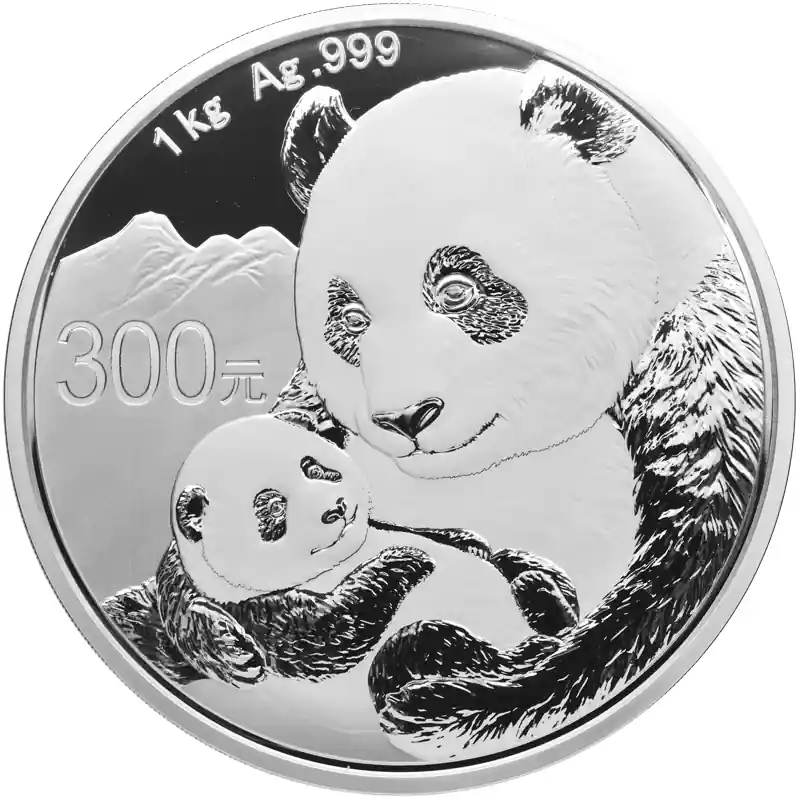 1 Kilogramm Silbermünze China Panda 2019 proof Expressversand