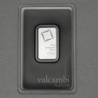 Wochenendangebot Platinbarren 20g VALCAMBI (Pt)