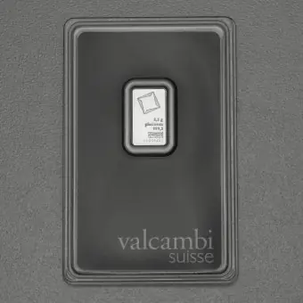 Zertifiziert Platinbarren 2,5g VALCAMBI (Pt)